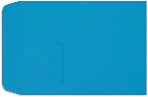 LUXPaper 9 x 12 Open End Window Envelopes | Peel & Press | White | 28lb. Text | 250 Qty in Kuwait