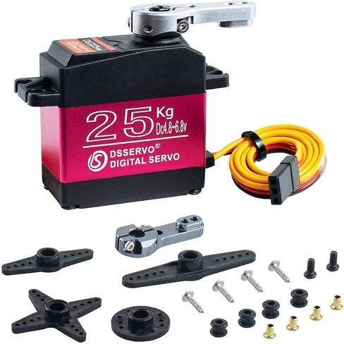 DS3235 35kg Digital RC Servo High Torque All Metal Gear Coreless Motor Waterproof Servo Motors for RC Robot, Car, Truck (Control Angle 270°) in Kuwait