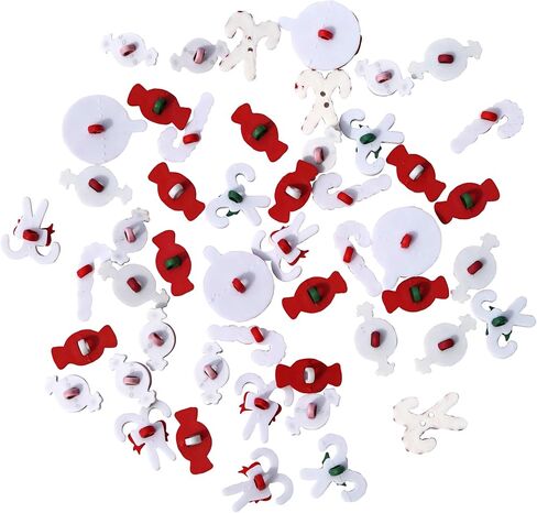 Buttons Galore Candy Cane Super Value Pack Craft Buttons, Red 50 Pack in Saudi Arabia