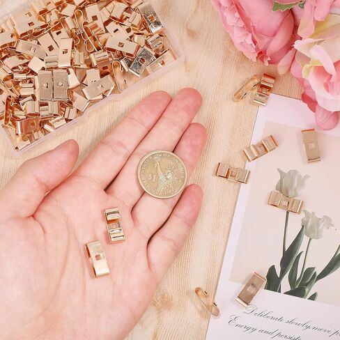 CHGCRAFT 100 Pcs Bolo Tie Slide Iron Bolo Tie Slides Clasp Replacement Accessories for DIY Keychain Bracelet Necklace Jewelry Making Findings, Golden in Saudi Arabia