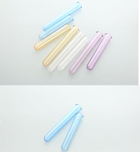 9Pcs 12cm Clear Test Tubes for Plant Propagation Station Hydroponic/Flowers for Hydroponic Plants Home Office Wall Decor in Saudi Arabia