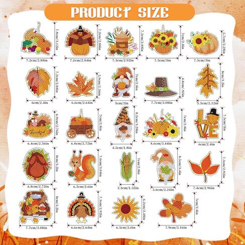 ZYNERY 24 Pcs Diamond Painting Magnets, Diamond Art Magnets, Mini Diamond Painting Kits, Refrigerator Magnets, 5D Diamond Painting Kits for Adults DIY Crafts Home Decor Gift (Christmas Theme) in Kuwait