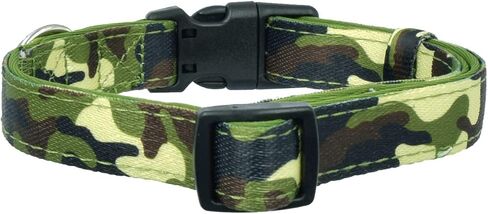 Neoprene Padded Dog Collar, Soft and Comfortable, Camouflage Pattern, for Medium Dogs.(Medium, Green Camouflage) in Saudi Arabia