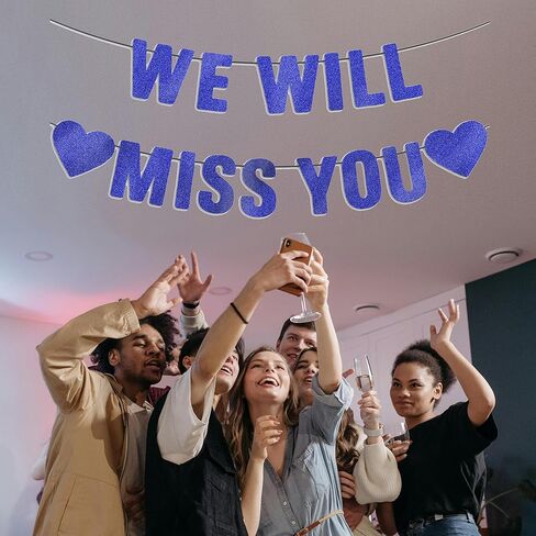 قبل أن نفتقدك لافتة Black Glitter ، زخارف التخرج التقاعد لحفلات التقاعد ، وخرج هدايا وداع لزملاء العمل ، وداعًا ، ومغادرة ، جيش ، سيئ الحظ ، لوازم الحظ ، in Kuwait