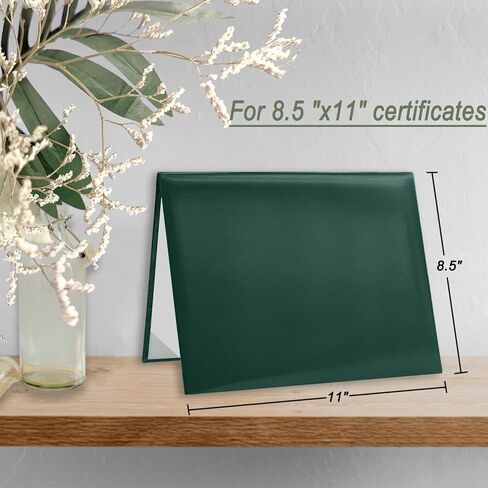 أصحاب الشهادة 8.5 "X11" دبلوم التخرج دبلوم وثيقة المجلدات الجلدية ، حزمة أسود -1 in Kuwait