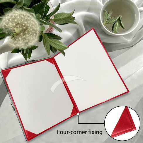 أصحاب الشهادة 8.5 "X11" دبلوم التخرج دبلوم وثيقة المجلدات الجلدية ، حزمة أسود -1 in Kuwait