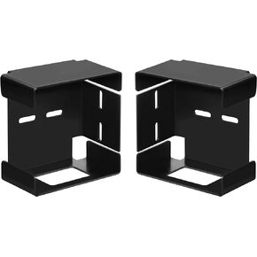 JY PERFORMANCE Pair Square Trailer Tail Light Mounting Box Left Right Bracket Guard Cover Heavy Duty Steel for Trailers Under 80" Boat Truck Marine Camper RV