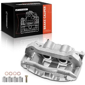 A-Premium Disc Brake Caliper Assembly with Bracket Compatible with Select Ford and Lincoln Models - For F-150/Mark LT 2010-2011, Expedition/Navigator 2010-2019 - Front Right Passenger Side