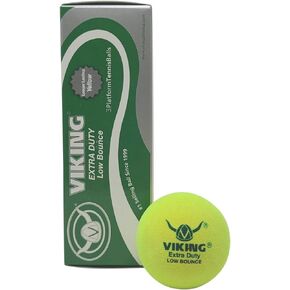 Viking Low Bounce Extra Duty Platform Tennis Balls - 3 Pack - Yellow