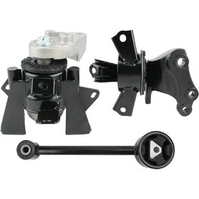 AUTOKAY Engine Motor Mount and Transmission Mounts Kit for Mitsubishi Mirage Mirage G4 1.2L 2014-2022, 3 Pcs