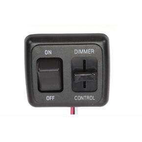 12V DC RV Toggle Dimmer Switch High Side Dimmer Light Switch for for Dimmable LED Halogen, Incandescent - RV, Auto, Truck, Marine, and Strip Lighting