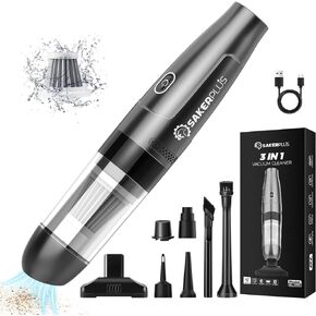 Car Vacuum Cleaner High Power, Handheld Vacuum Cordless Brushless Motor, Car Vacuum Portable Cordless with TypeC, Mini Vacuum Cleaner, Handheld Car Vacuum Cleaner,Portable Vacuum Cleaner Car