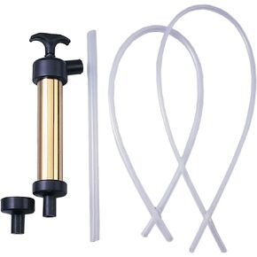 Pactrade Marine Engine Manual Oil Change Extractor Solid Brass Easy to Use Hand Pump Self-Priming Action - 9 Inches Long Perfect for Boats, Off-Road Vehicle, RVs, Auto
