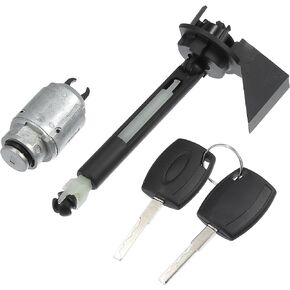 X AUTOHAUX 1 Set Bonnet Release Lock Kit with Latch and 2 Keys No.1355231 for Ford Focus MK2 2004-2012