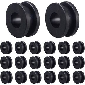 Motorcycle M6 Rubber Grommets 20 pcs, Motorcycle Rubber Replacement Accessories for Fairings Cowling.