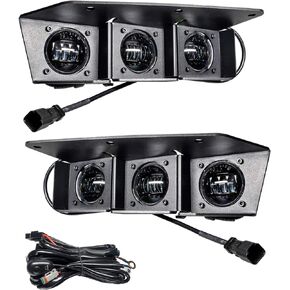 ORACLE Lighting 2021-2023 Ford Bronco Triple LED Fog Light Kit for Steel Bumper