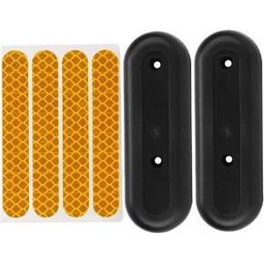 VGEBY Wheel Hub Cover Protective Shell and Reflective Stickers, E-Scooter Protective Shell with Reflective Sticker for Ninebot MAX?G30