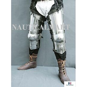 SCA Combat Leg Armor, Plate Legs, cuisses with poleyns
