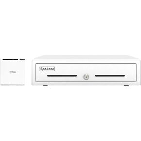 Square Register Hardware Bundle -M10 2" USB Receipt Printer and 16" Cash Drawer 5 Bill 8 Coin