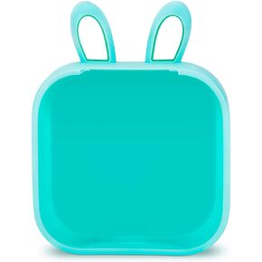 Memoking T02 Protective Case-Bunny Ears Shape Soft Silicone BPA-Free Cute Design Printer Cover, Compatible with T02 Mini Bluetooth Wireless Portable Mobile Pocket Printer, Green