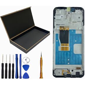 LCD Screen Display Touch Digitizer Assembly with Frame Replacement for T-Mo Bile REVVL 6 Pro 6.82"