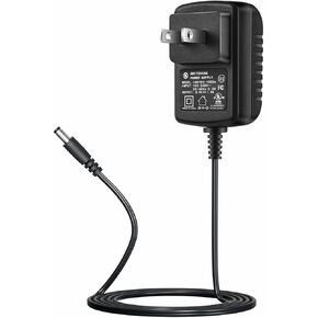 Security-01 9V 1A Power Supply Adapter, DC Jack Center Negative, Plug 5.5mm x 2.1mm, for Effects Pedals, Piano Keyboards, Label Makers and More,6.8FT Cord,UL Listed (Pack of 2)