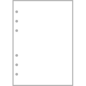 Personal-Wide sized Dot Grid (0.10") Paper Refill, Sized and Punched for Personal-Wide Notebooks (4.75" x 6.75")