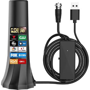 TV Antenna for Smart TV，Antenna for TV Without Cable with 560+ Miles Coverage Range,Amplified Signal Booster Support Smart TV and All Older TV's,with High Performance Coax Cable. in Kuwait