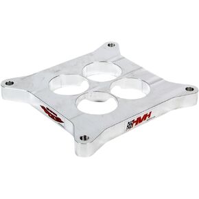 Carburetor Spacer, Super Sucker, 0.650 in Thick, 4 Hole, Square Bore, Aluminum, Polished, Each