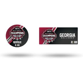 Rico Industries NCAA Georgia Bulldogs 2021-22 CFP National Champions Two-Pack Magnet