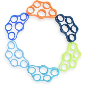 6pcs Finger Strength Trainers, Finger Resistance Bands Used to Increase Finger Strength and Exercise Finger Flexion and Extension