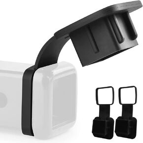 Trailer Hitch Cover Tube Plug Insert Fits 2" Receivers for Ford Chevy Chevrolet Jeep Dodge RAM Toyota Tundra 4Runner Tacoma RAV4 1L2Z-17F000-CA PT228-35960-HP Car Accessories