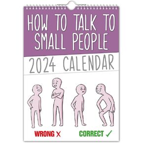 كيفية التحدث مع الأشخاص الصغار - تقويم الحائط لعام 2024 in Kuwait