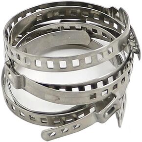 الفولاذ المقاوم للصدأ العالمي قابل للتعديل المحور السيرة الذاتية المشتركة التمهيد تجعيد المشبك عدة، 10 قطعة رمح العالمي السيرة الذاتية التمهيد المشابك (5 قطعة صغيرة + 5 قطعة كبيرة) in Kuwait