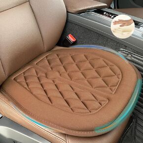 Big Ant Car Seat Cushion, Comfort Memory Foam Driver Seat Cushion Improve Driving View, Sciatica and Lower Back Pain Relief, Seat Cushions for Car Seat Driver, Office Chair, Wheelchair - Black