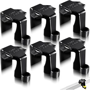 Hanaive 6 Pack Boat Fender Clips Boat Bumper Clips Adjustable Pontoon Boat Accessories Pontoon Rail Fender Hanger Adjustable Fender Cleats for Bumpers Accessories