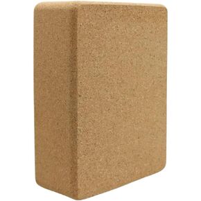 BKHFLL Cork Yoga Blocks, 1Pack Yoga Blocks Natural Cork, High Density Yoga Block with Non Slip Surface, Eco-Friendly Yoga Accessories for Women, Ideal for Yoga, Pilates, Stretching…