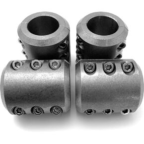 UTVDistribution Universal Fabrication Connector Tube weld Clamp Bolt On 1-1/4" (4)