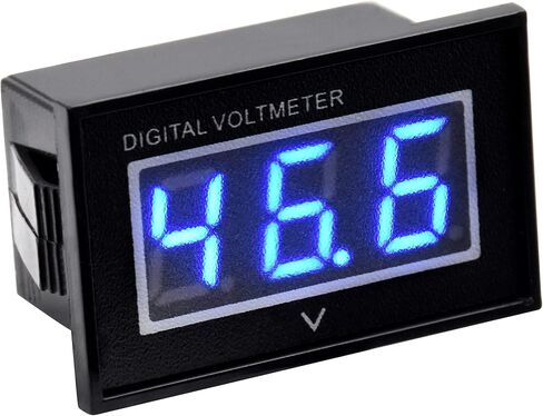 Waterproof Monitor 12V 24V 36V 48V Golf cart LED Digital Volt Meter Battery Meter Gauge led Voltage Display DC15-120V Apply to Golf Cart Car EZGO Yamaha, Cars, Boats, etc Voltage Monitoring. in Saudi Arabia