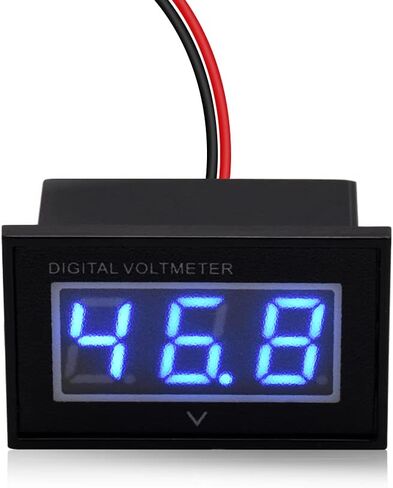 Waterproof Monitor 12V 24V 36V 48V Golf cart LED Digital Volt Meter Battery Meter Gauge led Voltage Display DC15-120V Apply to Golf Cart Car EZGO Yamaha, Cars, Boats, etc Voltage Monitoring. in Saudi Arabia