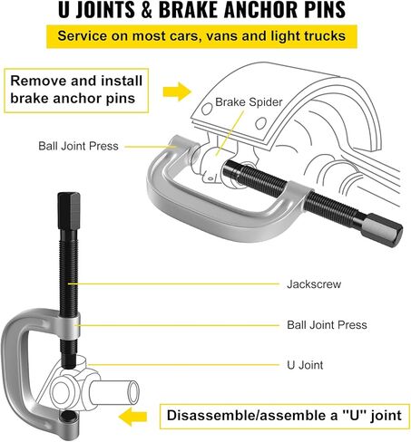 طقم وصلة كروية 21 قطعة من Mohorn، أداة إزالة وصلة كروية لإصلاح السيارات الفاخرة، مجموعة خدمة وصلة كروية رئيسية لإزالة وتركيب in Kuwait