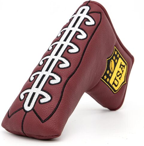 Soccer Golf Blade Putter Club Head Cover Headcover Magnetic for golf Clubs fits Blade Style Putters - Synthetic Leather Putter Cover fits Scotty Cameron Select Newport series Putters in Saudi Arabia