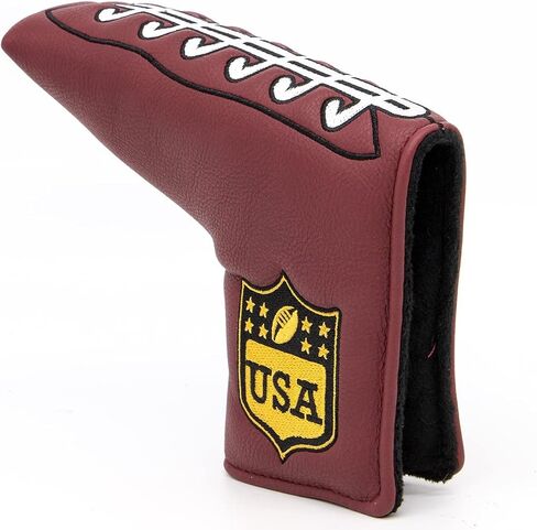 Soccer Golf Blade Putter Club Head Cover Headcover Magnetic for golf Clubs fits Blade Style Putters - Synthetic Leather Putter Cover fits Scotty Cameron Select Newport series Putters in Saudi Arabia