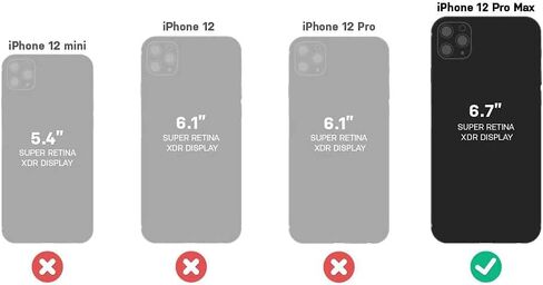 OtterBox DEFENDER SERIES Case & Holster for Apple iPhone 12 Pro Max - Black in Kuwait