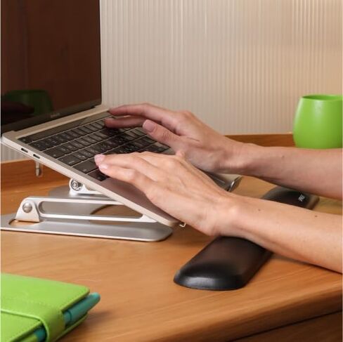 Upright Ergonomic Foot Rest | Gel Ventilated Memory Foam Stool for Under Desk in Saudi Arabia