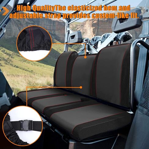 BORDAN UTV Seat Cover for 2018-2023 Polaris Ranger XP 1000/2020-2023 Polaris Ranger 1000, Heavy Duty 1680D Waterproof Full Protection Outdoor Seat Cover Set(3 PCS) in Saudi Arabia