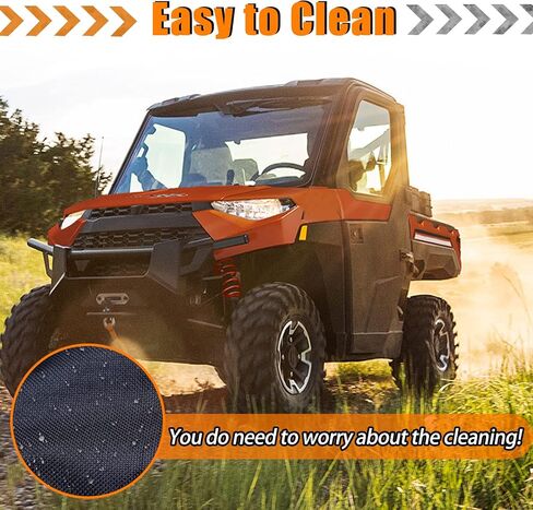 BORDAN UTV Seat Cover for 2018-2023 Polaris Ranger XP 1000/2020-2023 Polaris Ranger 1000, Heavy Duty 1680D Waterproof Full Protection Outdoor Seat Cover Set(3 PCS) in Saudi Arabia