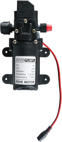 مجموعة مضخة غسالة كهربائية مصنوعة من Amarine، مضخة مياه محمولة ذات ضغط عالي 12 فولت مع خرطوم ضغط PVC 23.6 بوصة ومفتاح طاقة مستقل، جهاز غسيل للسيارات البحرية RV، المنزل، الحديقة، المركبات (100 وات، 160 رطل لكل بوصة مربعة) in Kuwait