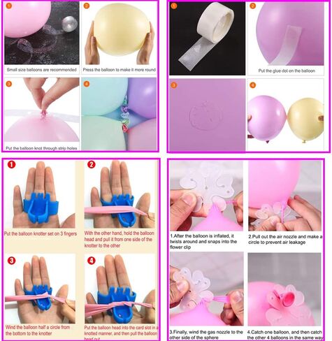 Electric Balloon Pump Kit,110V-120V Portable Dual-Nozzle Electric Inflator, Electric Balloon Pump for Birthday Party, Wedding, Christmas Decoration in Saudi Arabia