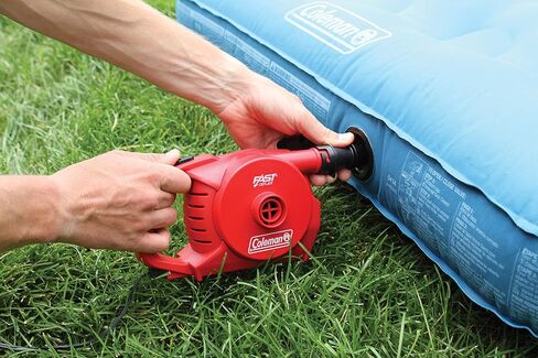 Coleman QuickPump Air Pump for Air Beds & Inflatables, Portable Air Pump with Fast Inflation or Deflation, Battery-Powered/Rechargeable/12-Volt/120-Volt Power Options in Saudi Arabia